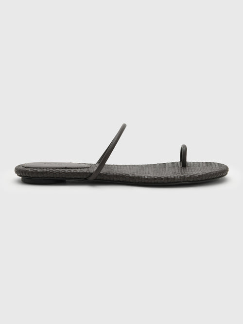 St. Agni Women's Woven Minimal Slide Sandal