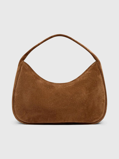 St. Agni Suede Large Bon Bon Bag - Saint Bernard