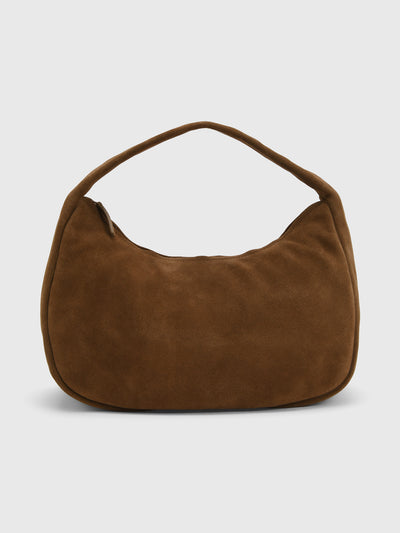 St. Agni Suede Large Bon Bon Bag - Saint Bernard