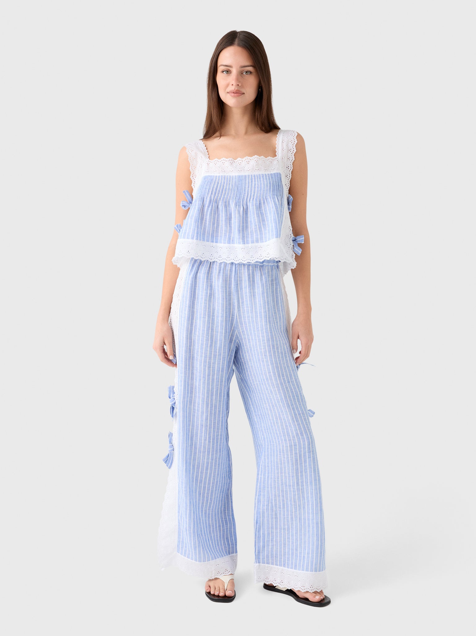 Loretta Caponi Women's Fiocchini Crop Top - Saint Bernard