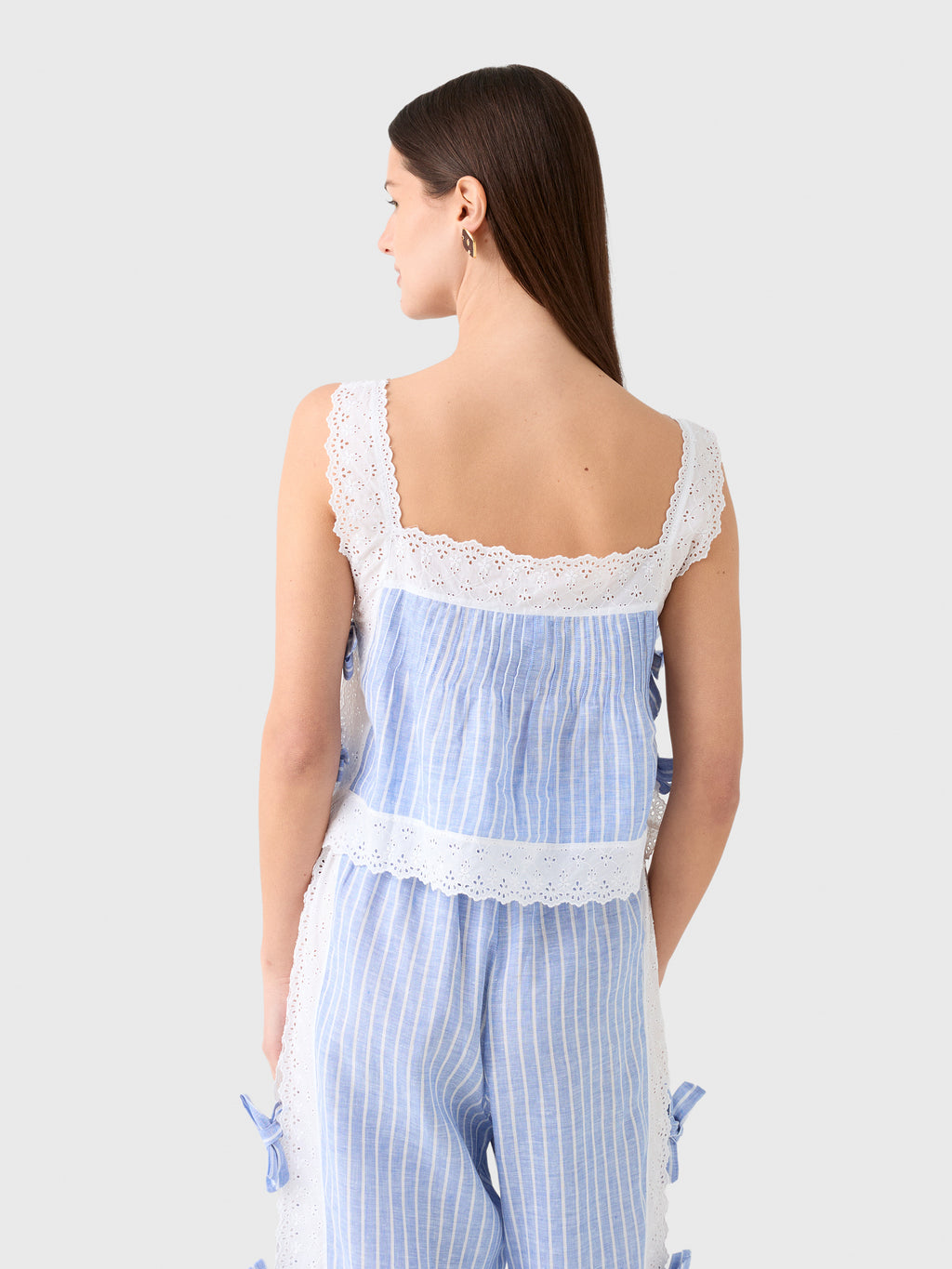 Loretta Caponi Women's Fiocchini Crop Top - Saint Bernard
