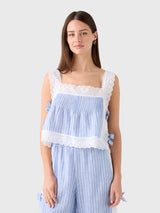 Loretta Caponi Women's Fiocchini Crop Top - Saint Bernard