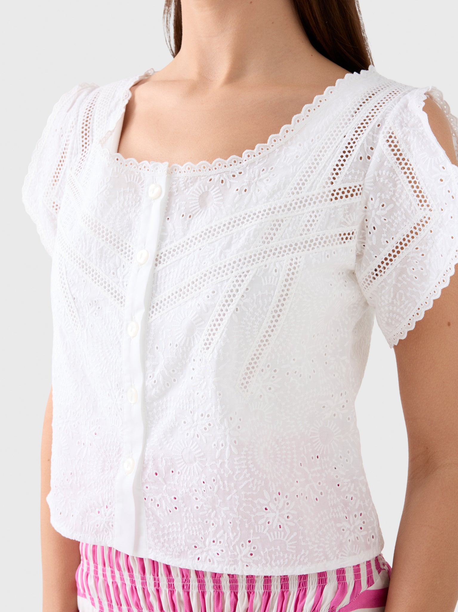 Loretta Caponi Women's Angela Top - Saint Bernard