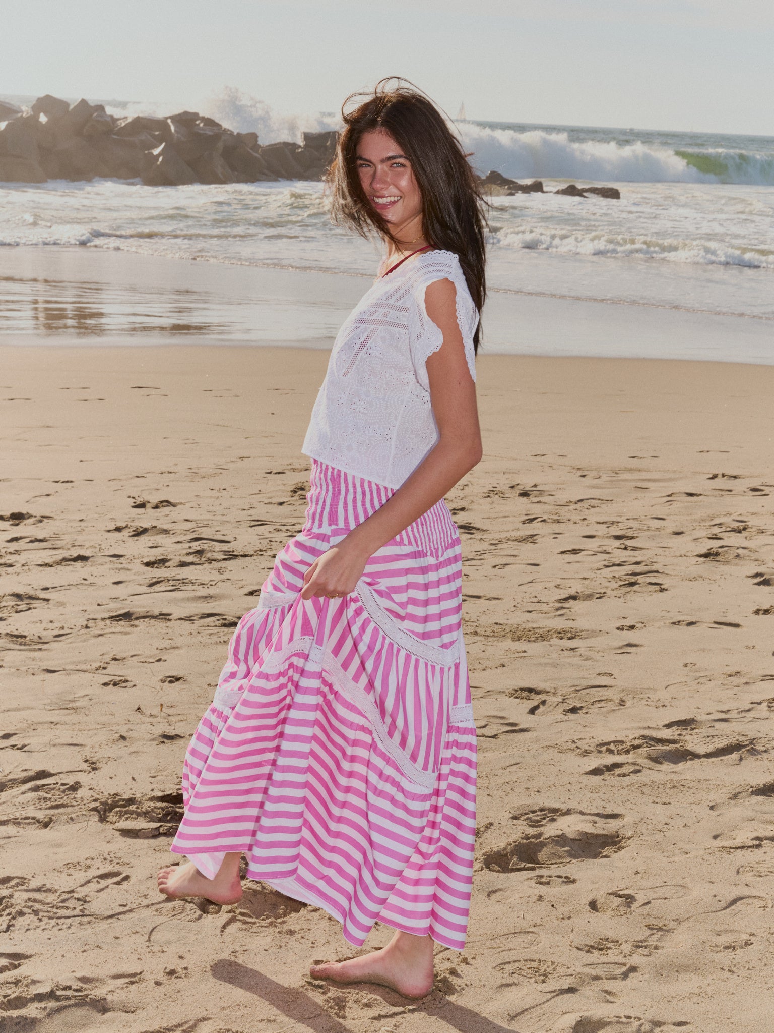 Loretta Caponi Women's Ninfa Skirt - Saint Bernard