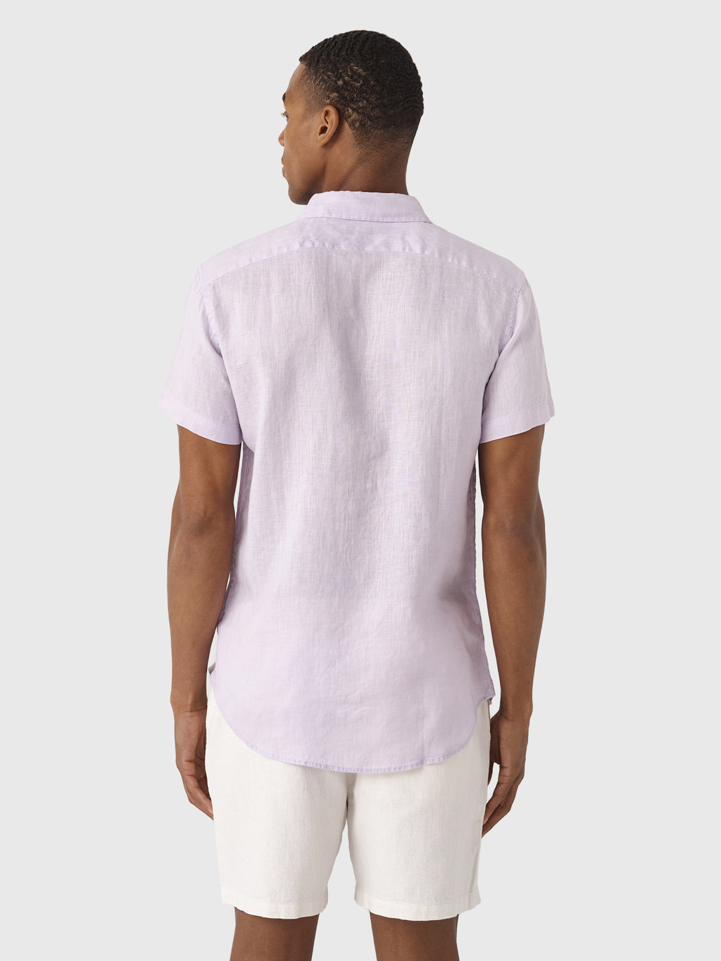 Nicoló Men's Short Sleeve Linen Shirt - Saint Bernard
