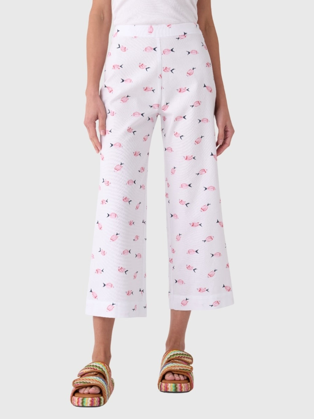 Coco Shop Women's Classic Crop Pant - Saint Bernard