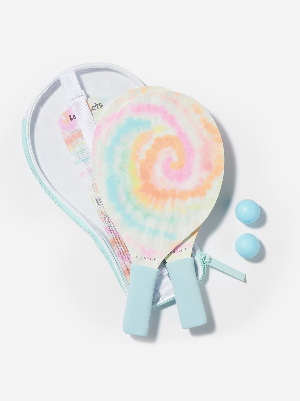 Sunnylife Tie Dye Beach Paddle Set - Saint Bernard