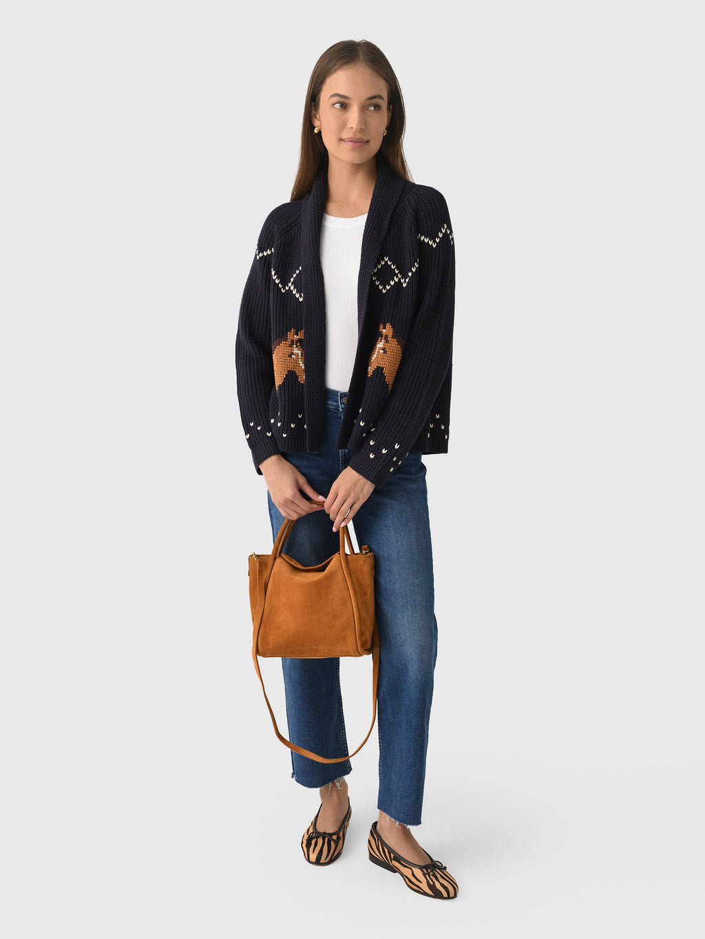 The Great Women's The Horse Lodge Cardigan - Saint Bernard