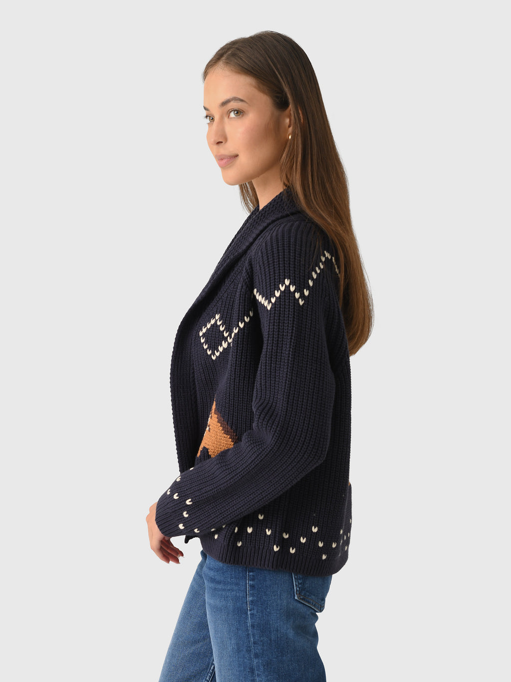 The Great Women's The Horse Lodge Cardigan - Saint Bernard