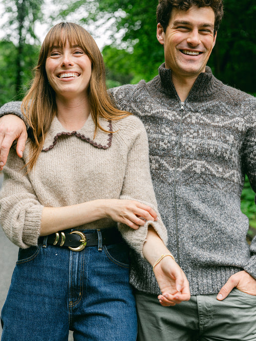 The Great Women's The Crochet Collar Pullover