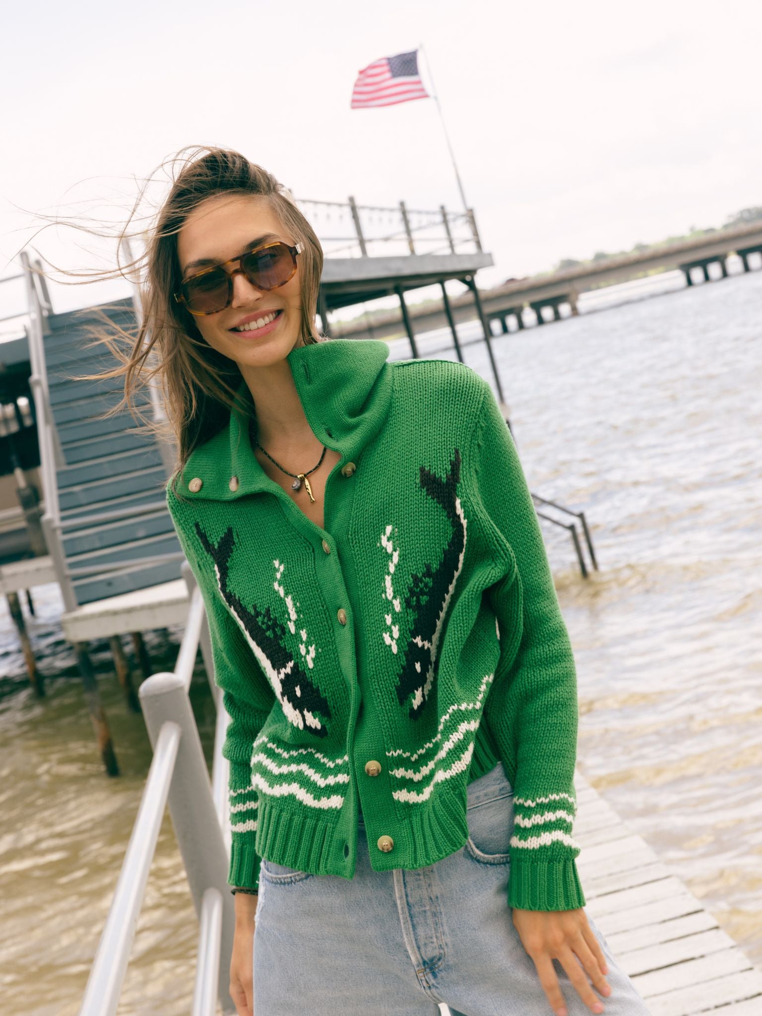 The Great Women's The Bass Cardigan