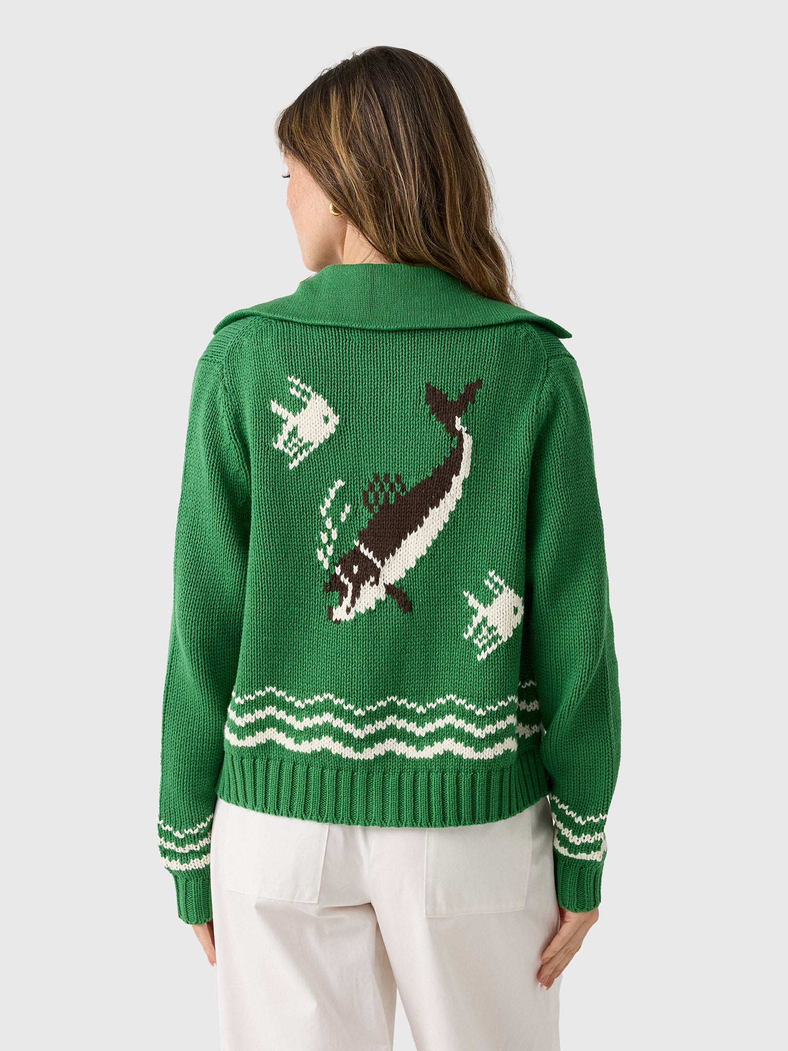 The Great Women's The Bass Cardigan - Saint Bernard