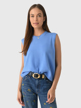 The Great Women's The Cashmere Pullover Vest - Saint Bernard