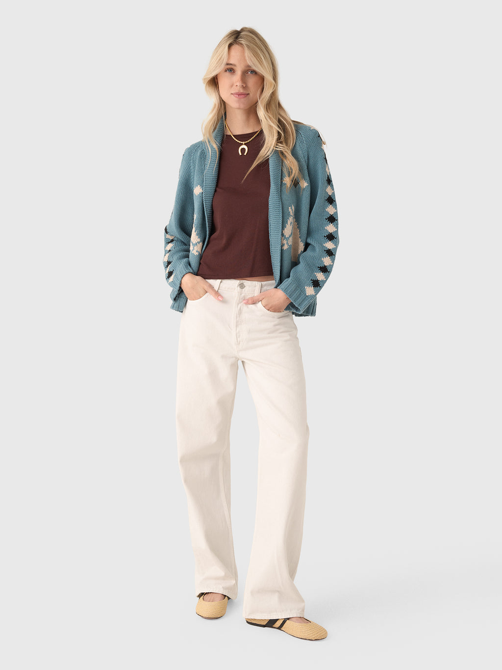 The Great Women's The Stable Lodge Cardigan - Saint Bernard