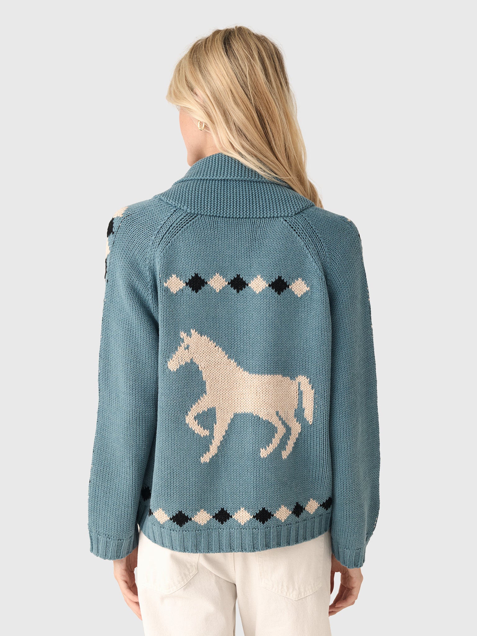 The Great Women's The Stable Lodge Cardigan - Saint Bernard