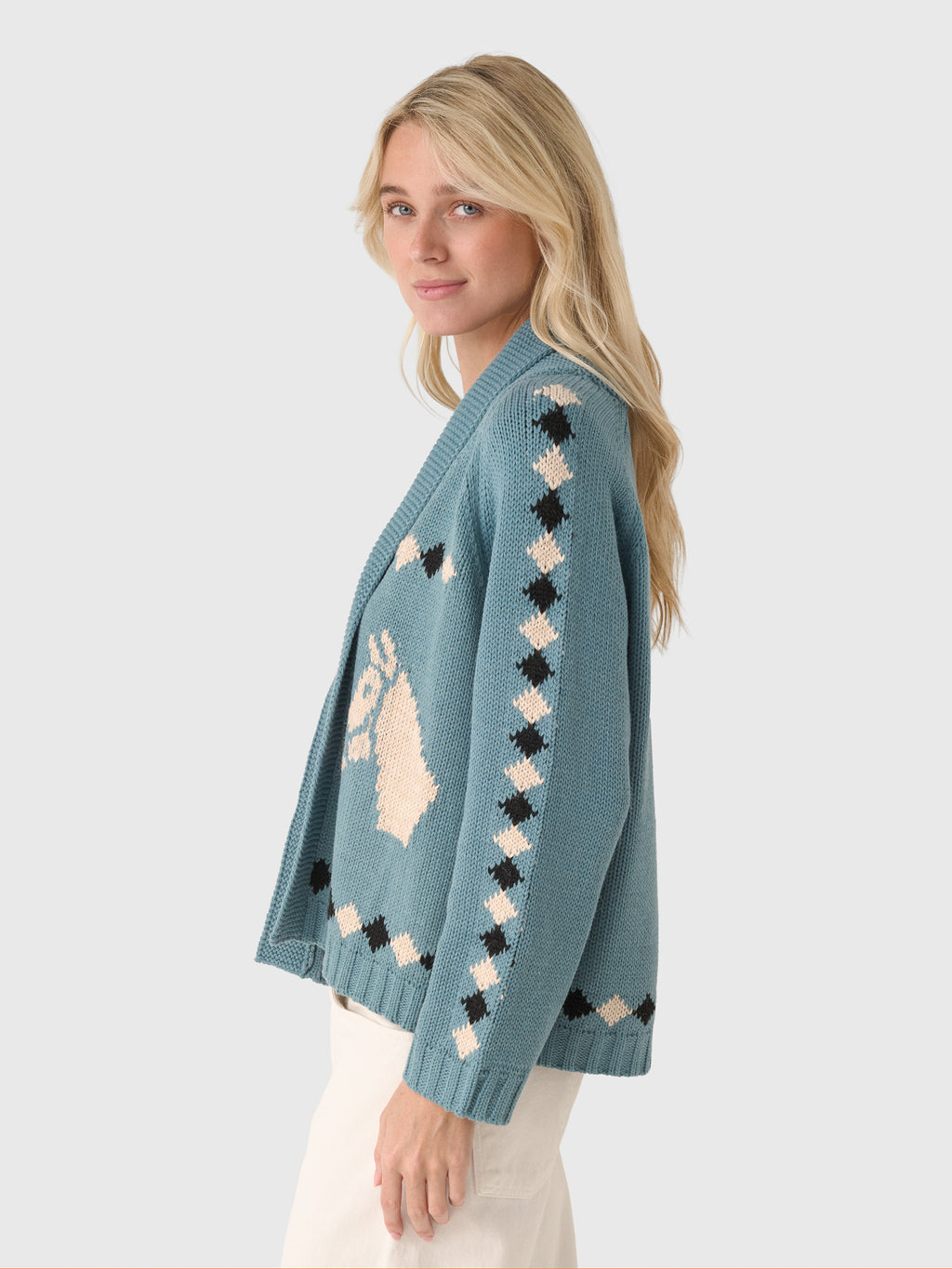 The Great Women's The Stable Lodge Cardigan - Saint Bernard