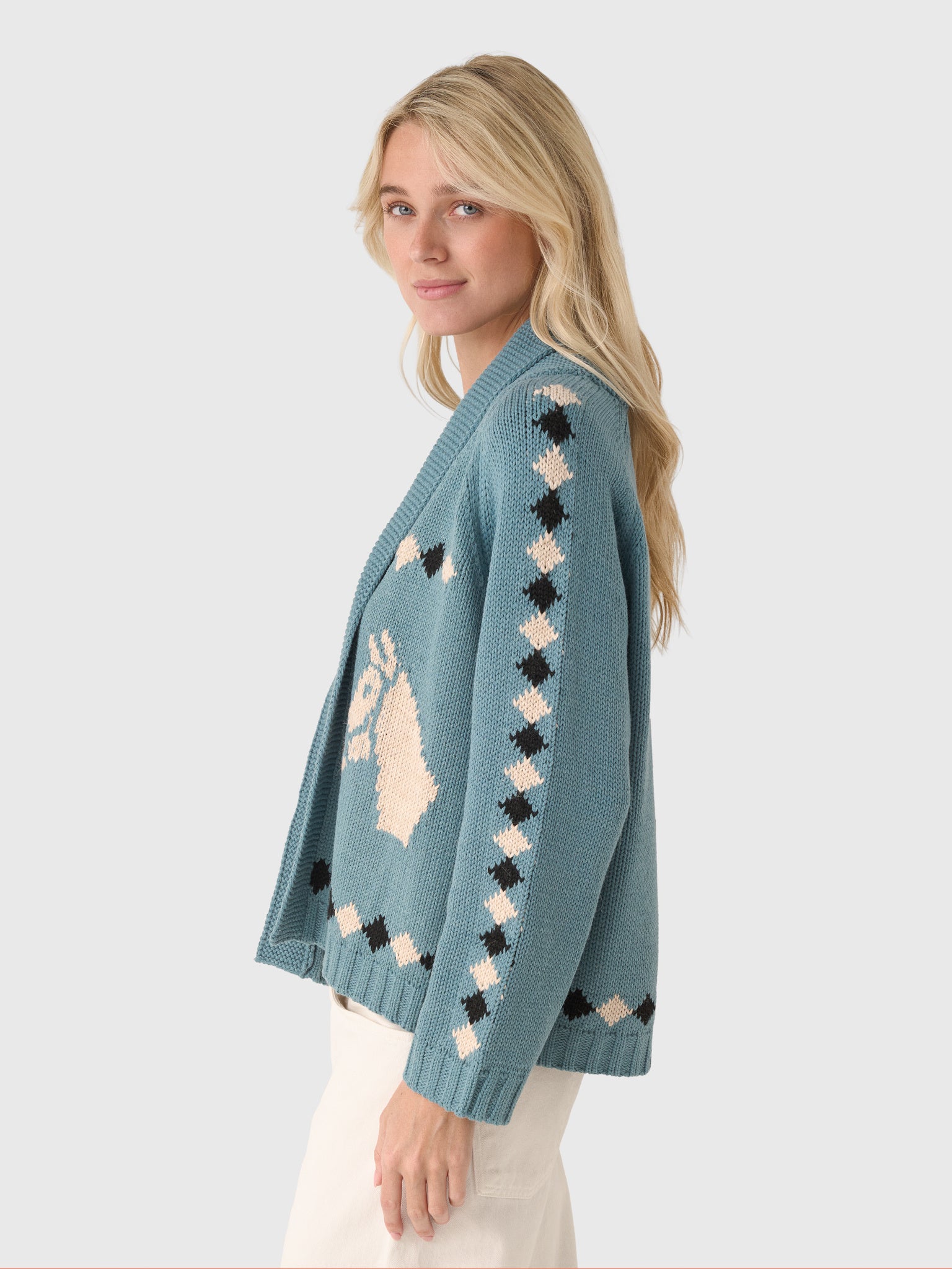 The Great Women's The Stable Lodge Cardigan - Saint Bernard