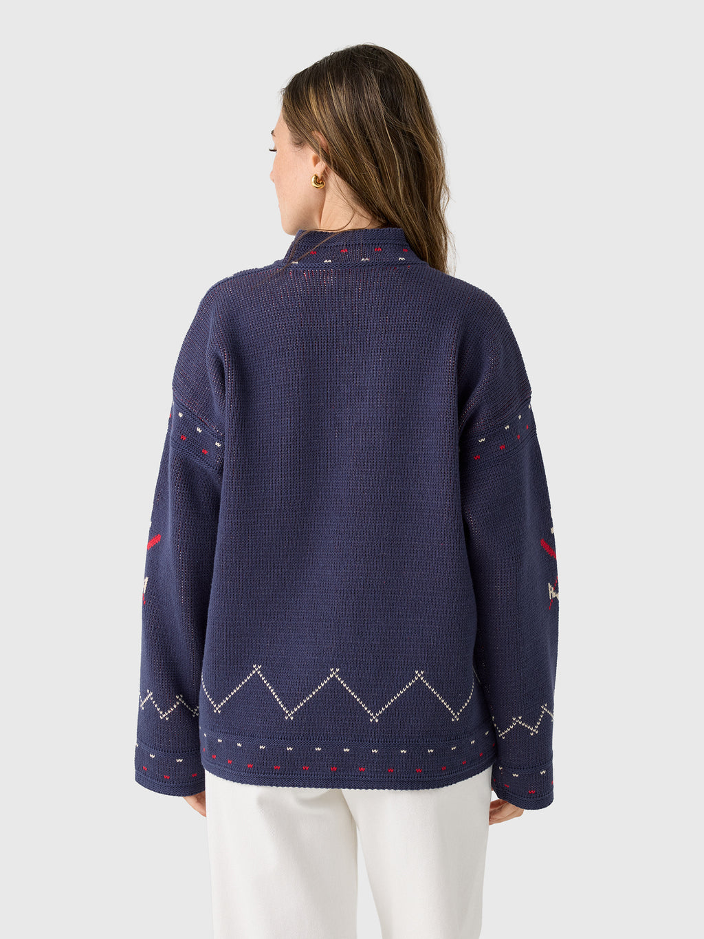 The Great Women's The Fisherman Laceup Pullover - Saint Bernard