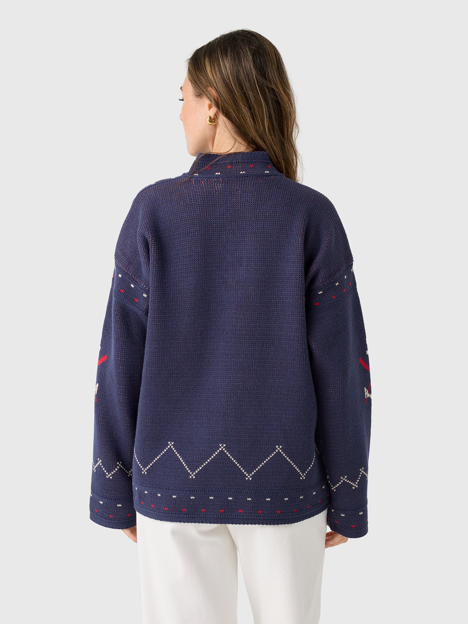 The Great Women's The Fisherman Laceup Pullover - Saint Bernard