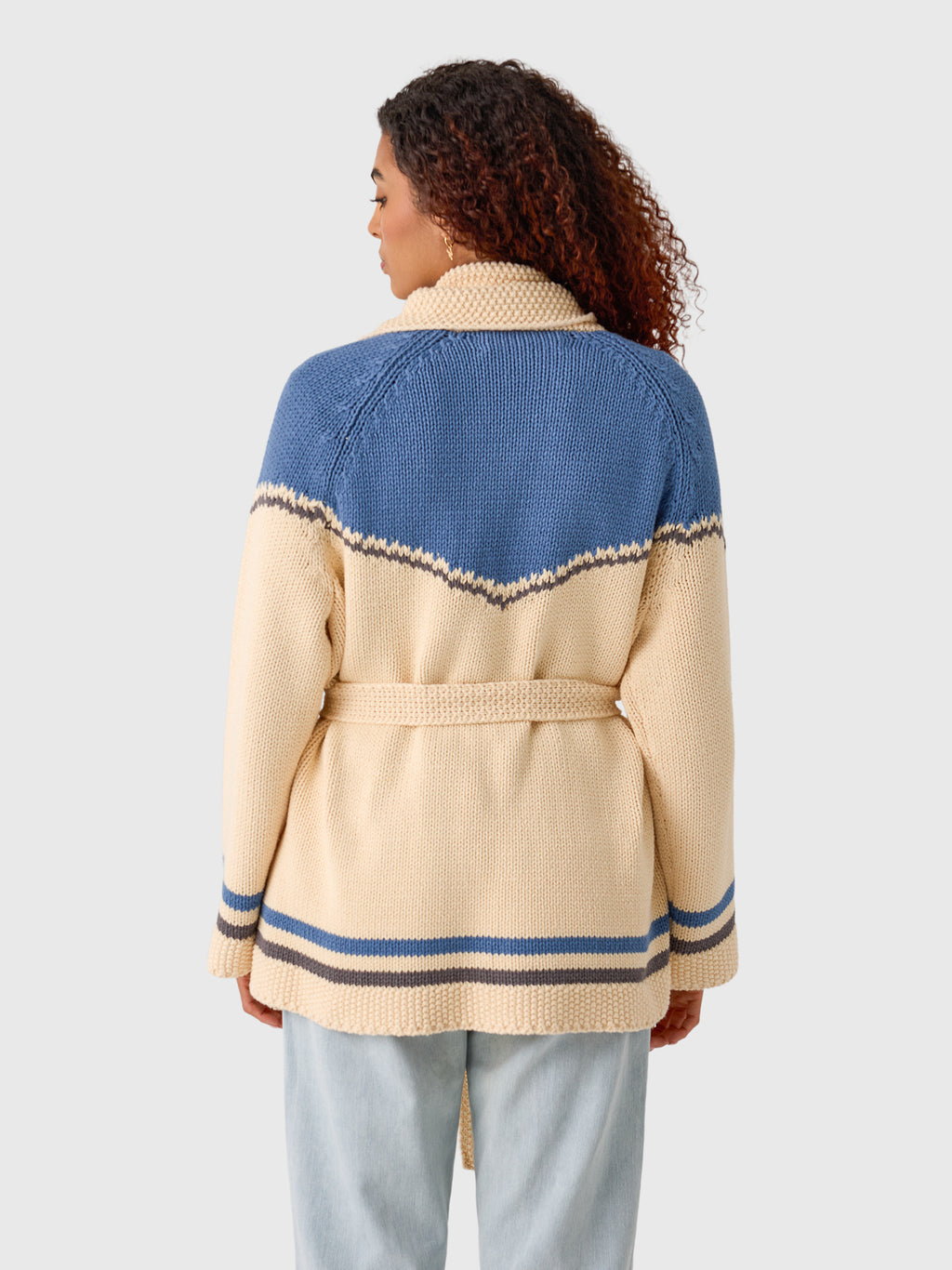 The Great X Stetson Women's The Western Riding Cardigan Sweater - Saint Bernard