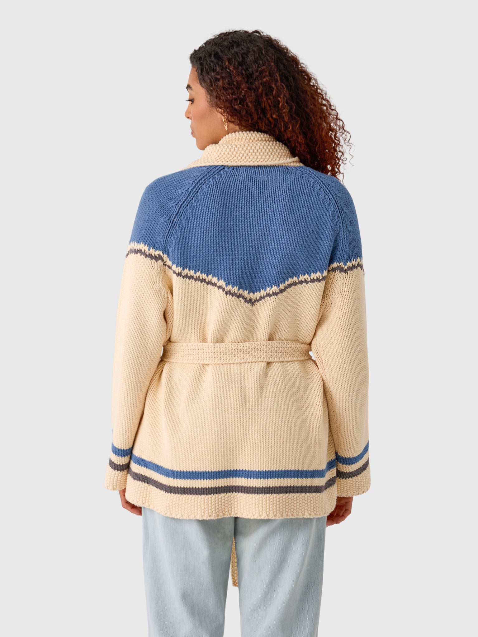 The Great X Stetson Women's The Western Riding Cardigan Sweater - Saint Bernard