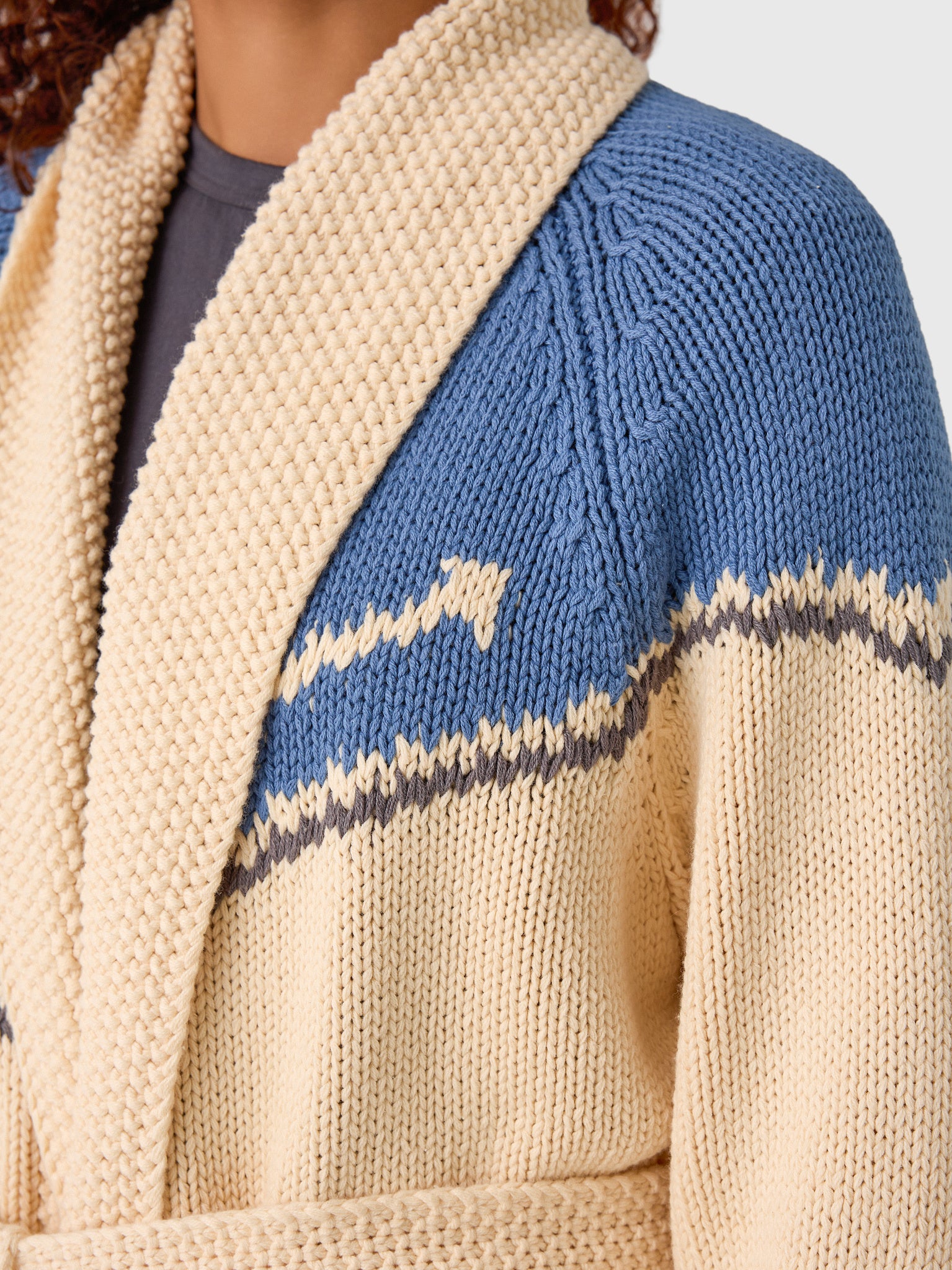 The Great X Stetson Women's The Western Riding Cardigan Sweater - Saint Bernard