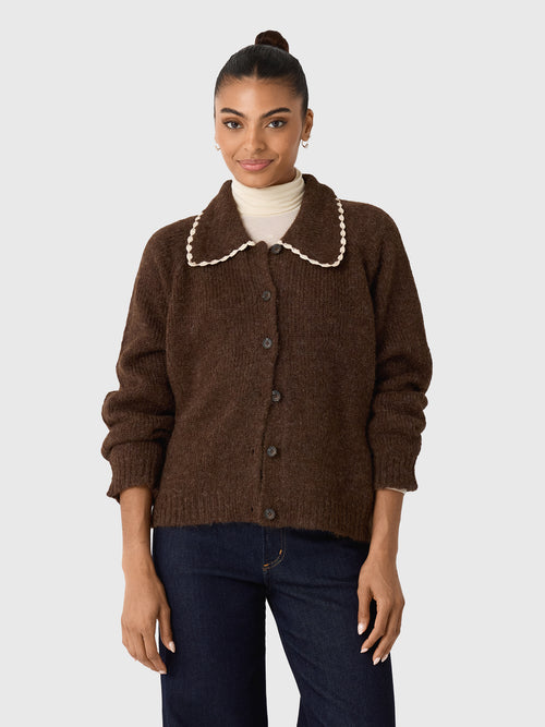 The Great Women's The Crochet Collar Cardigan