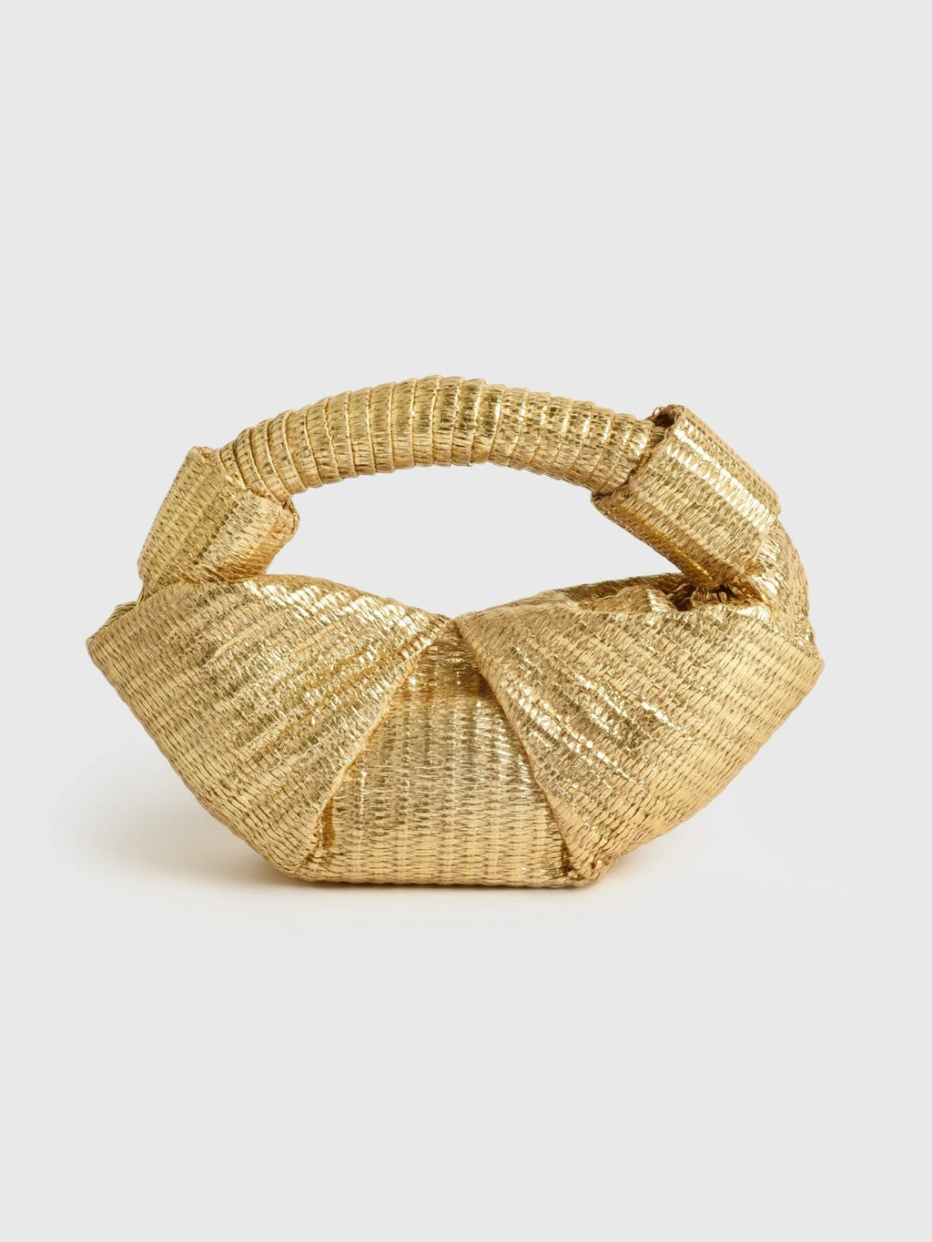Simon Miller Metallic Raffia Lopsy Bag - Saint Bernard