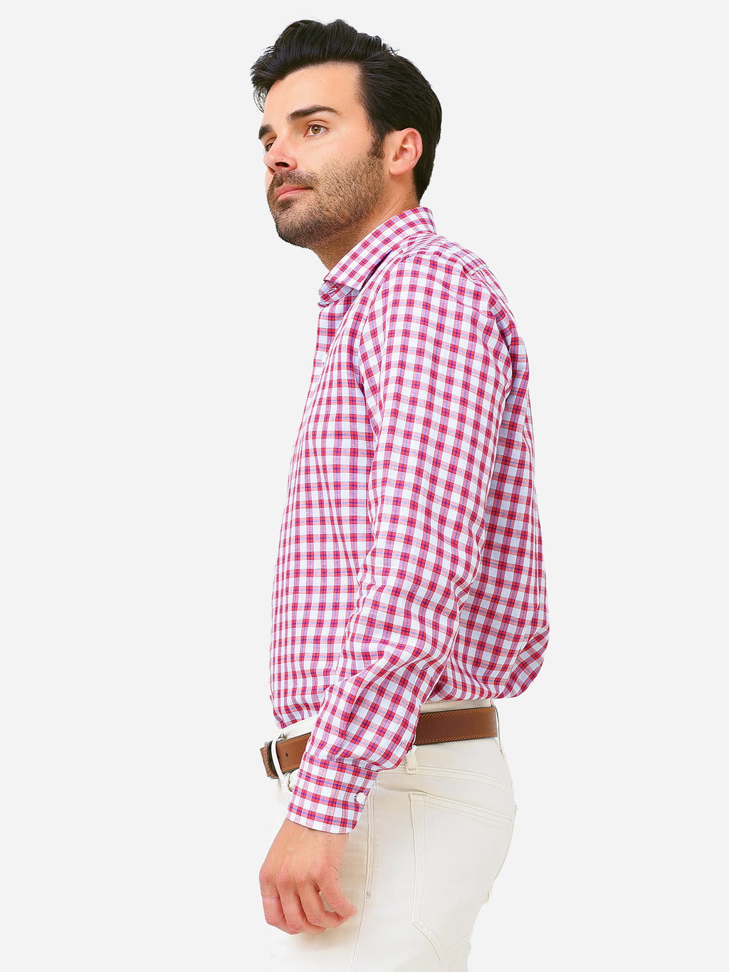 Maria Santangelo Men's Sailed Button-Down Shirt - Saint Bernard