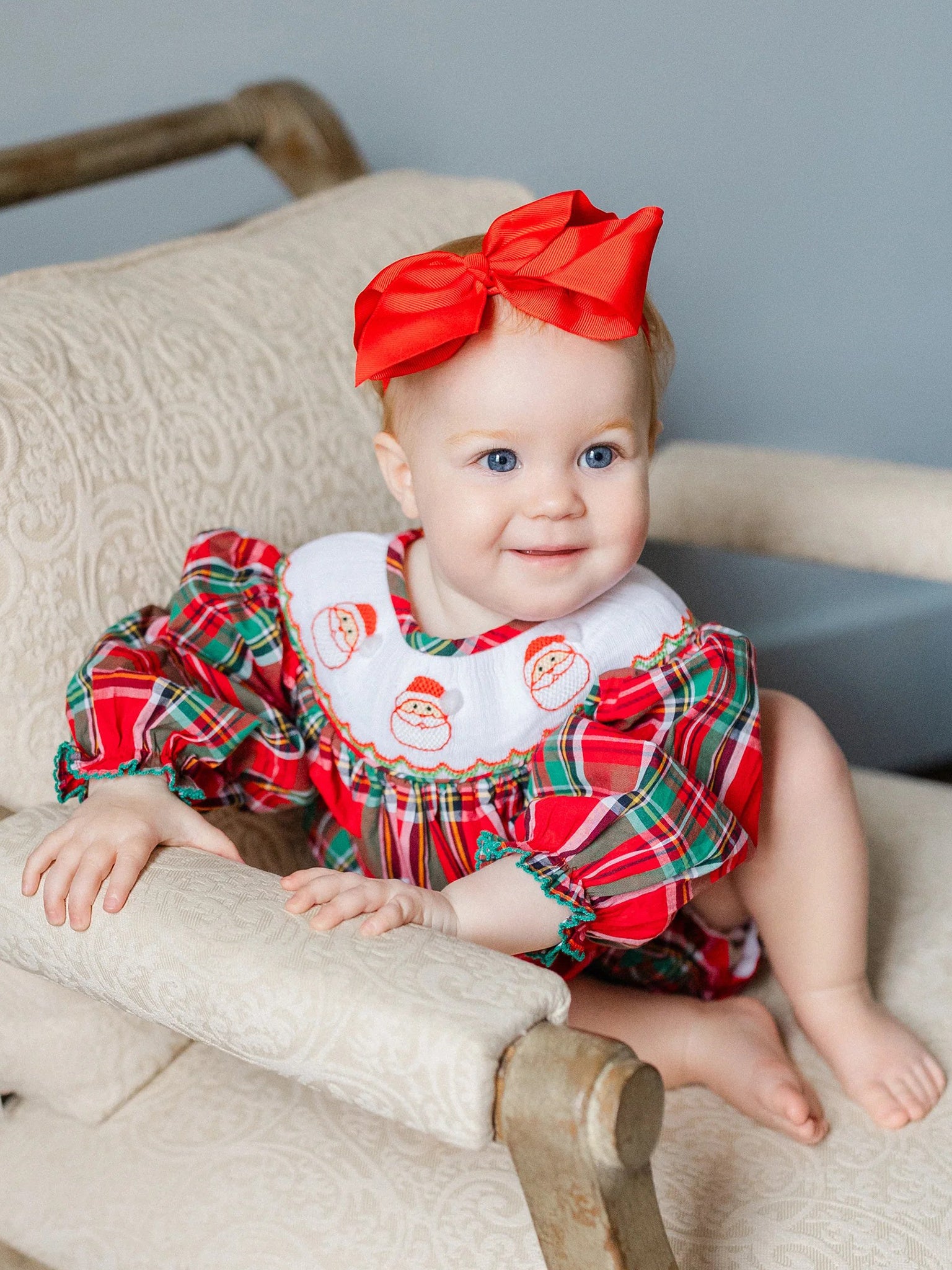 Poppy Kids Co Baby Girls' Santa Bubble