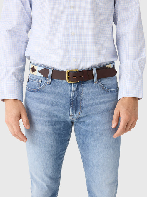 Santo Men's Embroidered Polo Belt