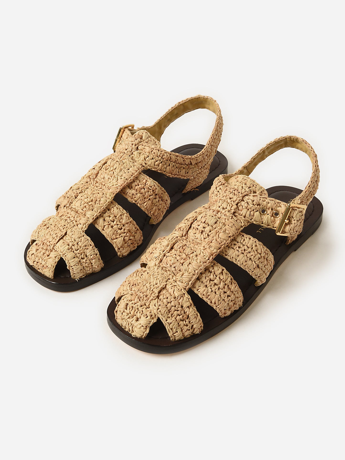 Loeffler Randall Women's Sawyer Crochet Flat Sandal - Saint Bernard