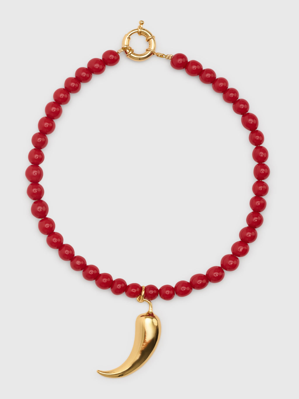 Timeless Pearly Beaded Chili Necklace - Saint Bernard