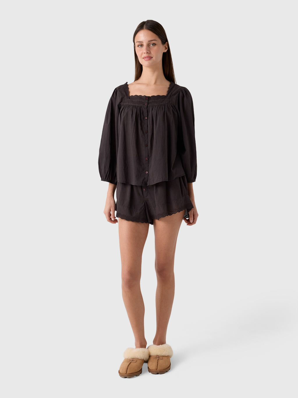 The Great Women's The Eyelet Tap Short - Saint Bernard