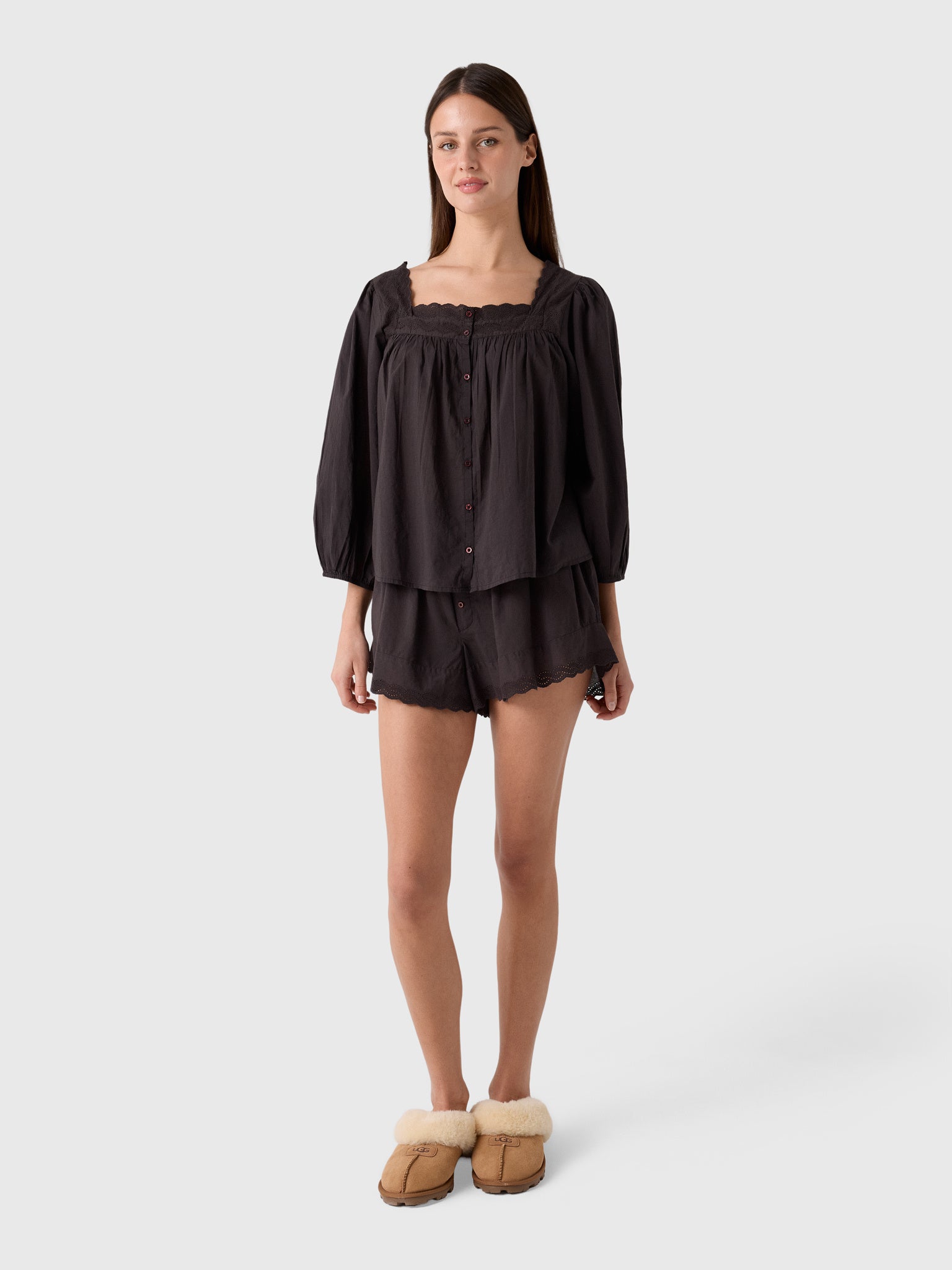 The Great Women's The Eyelet Tap Short - Saint Bernard