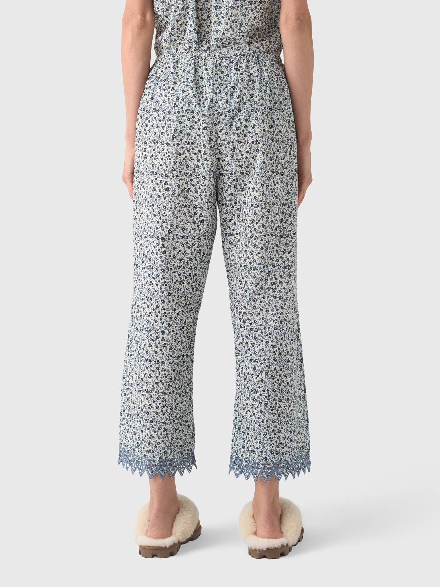 The Great Women's The Eyelet Easy Sleep Pant - Saint Bernard
