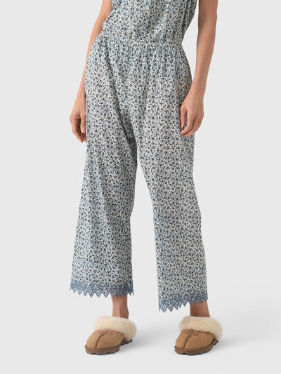 The Great Women's The Eyelet Easy Sleep Pant - Saint Bernard