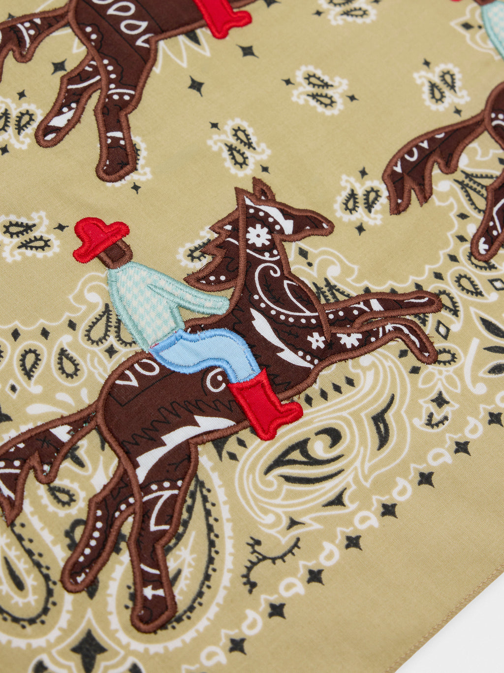Stitched In The City Should've Been A Cowboy Embroidered Bandana - Saint Bernard