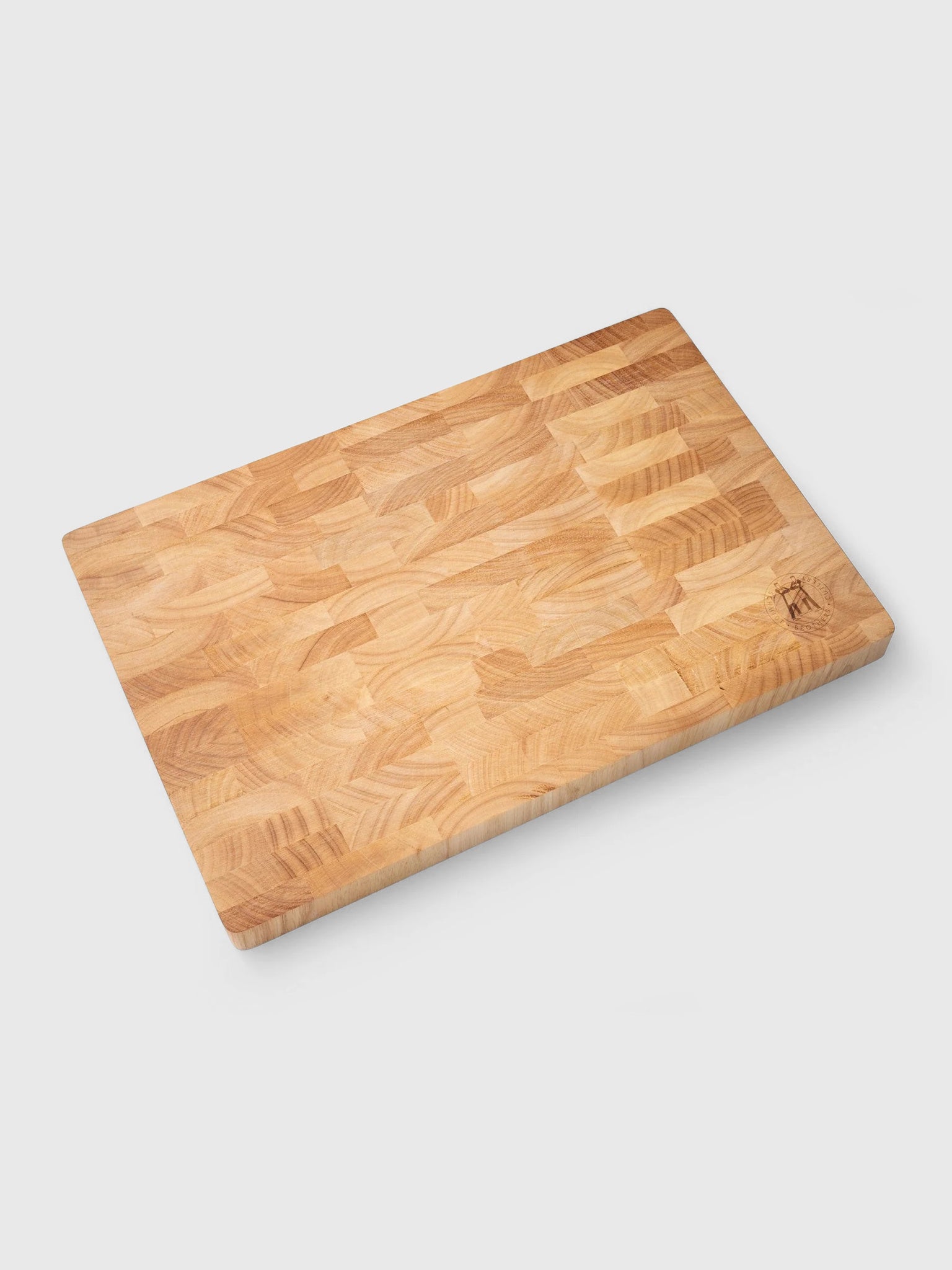 Schmidt Brothers 18" End-Grain Butcher Block Cutting Board - Saint Bernard