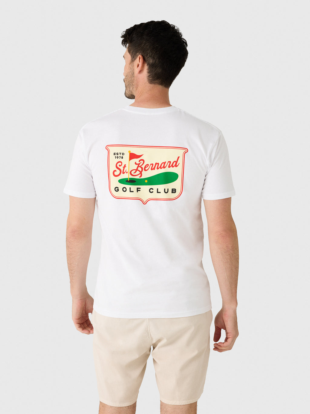 Saint Bernard Men's Golf Club Tee - Saint Bernard