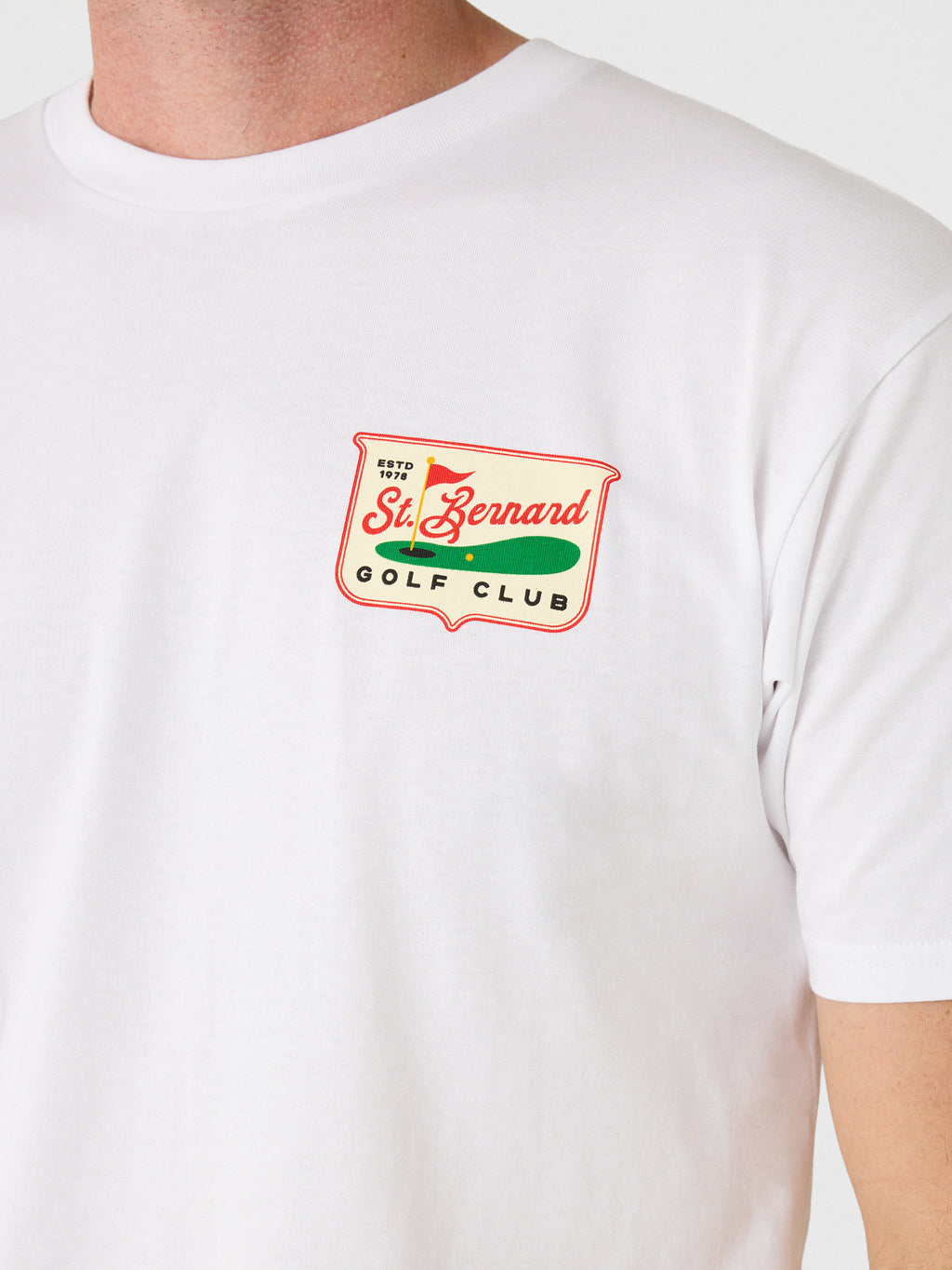 Saint Bernard Men's Golf Club Tee - Saint Bernard