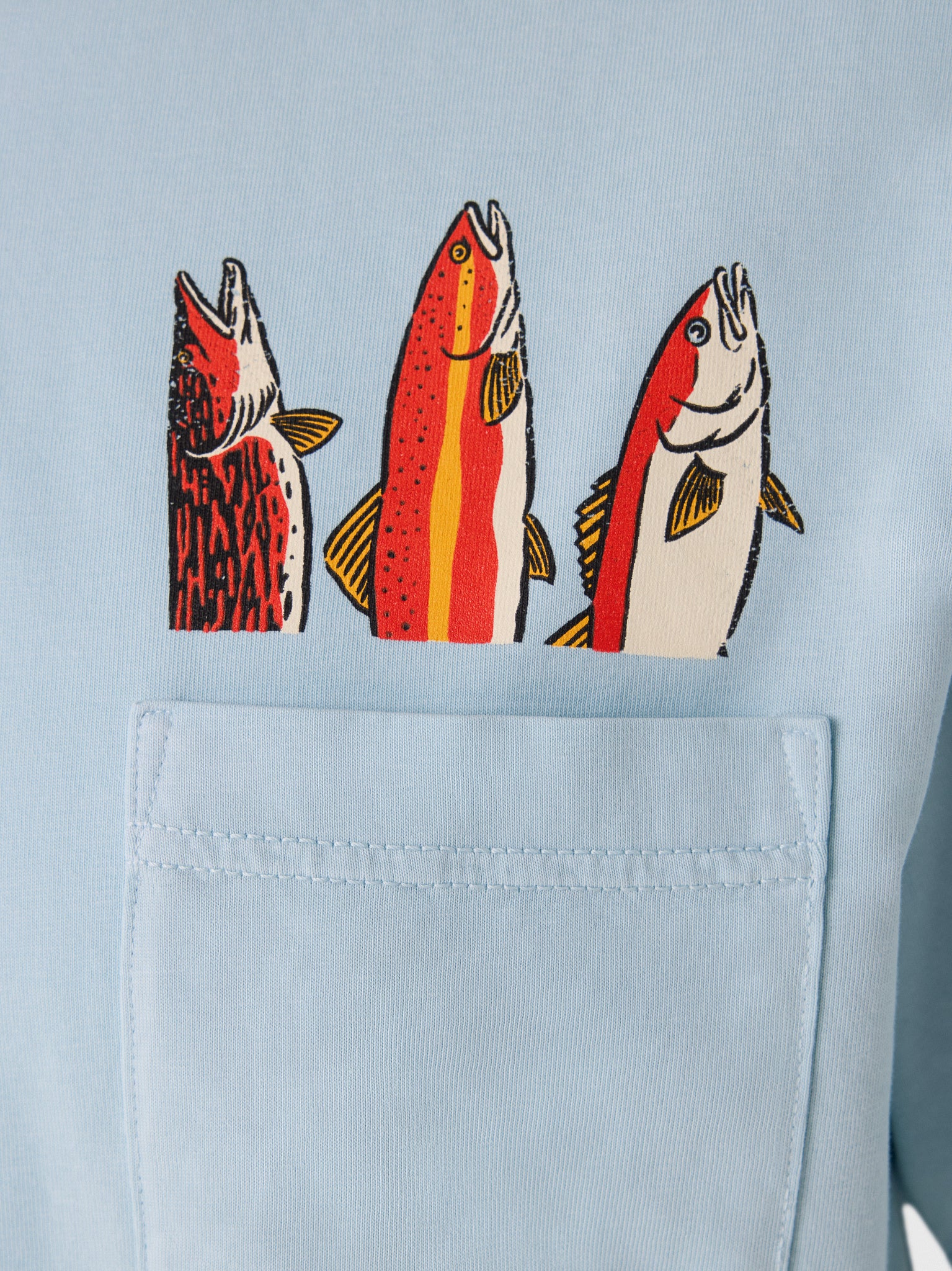 Saint Bernard Men's Gone Fishing Pocket Tee