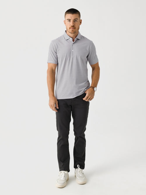 Saint Bernard Men's Taylor Triple Micro Stripe Polo