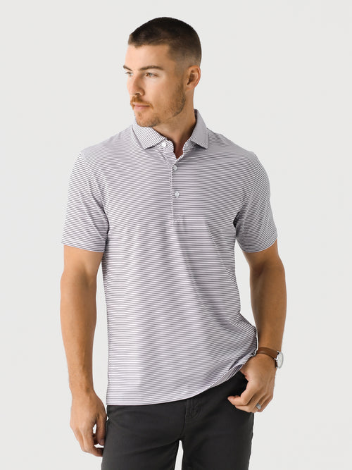 Saint Bernard Men's Taylor Triple Micro Stripe Polo