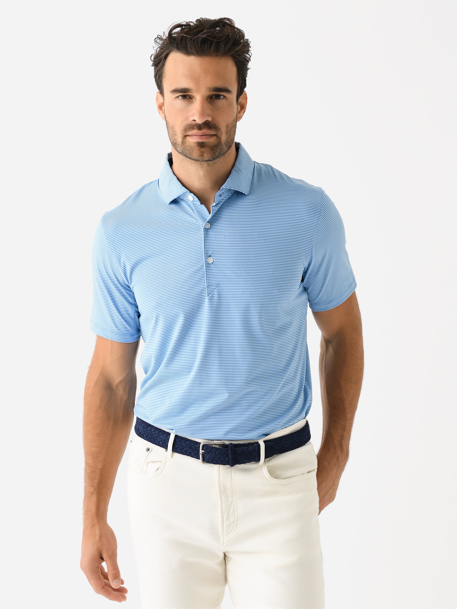 Saint Bernard Men's Taylor Stripe Polo - Saint Bernard