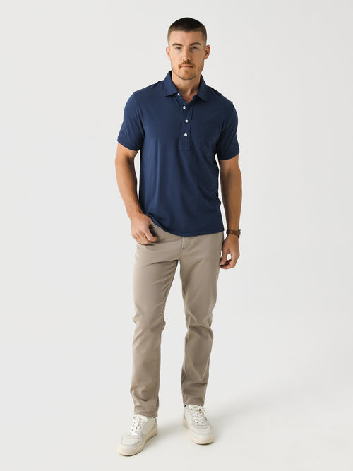 Saint Bernard Men's Leo Pima Modal Pocket Polo