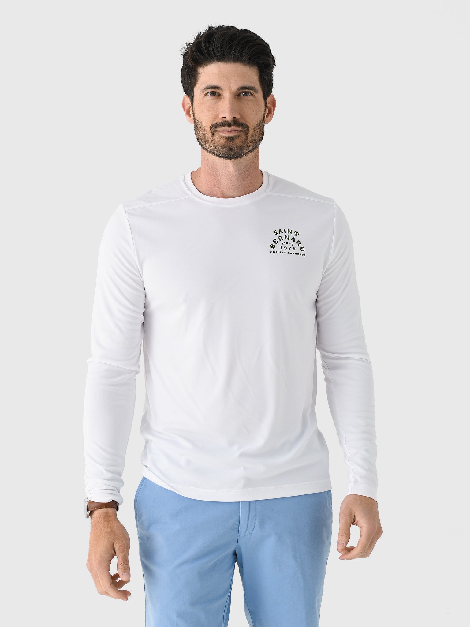 Saint Bernard Men's Turtle Long Sleeve Sun Shirt - Saint Bernard
