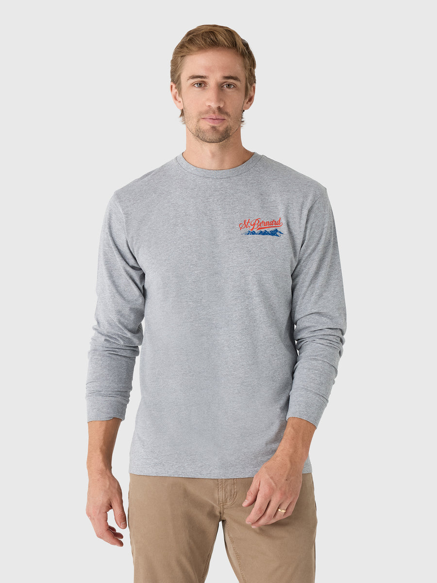 Saint Bernard Men's Mountains Long Sleeve Tee - Saint Bernard