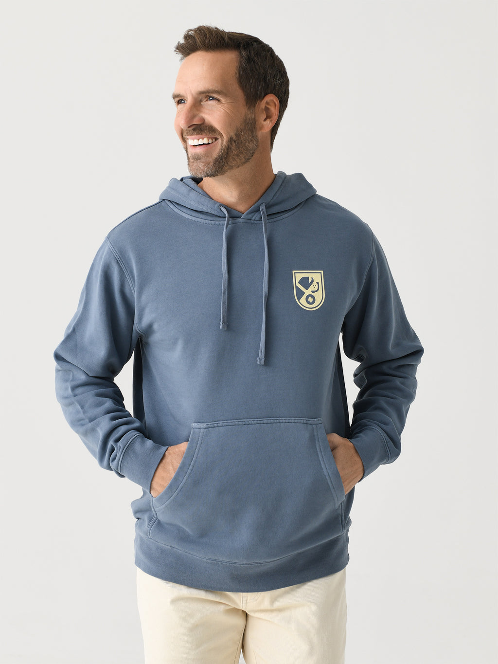 Saint Bernard Men's Badge Hoodie - Saint Bernard