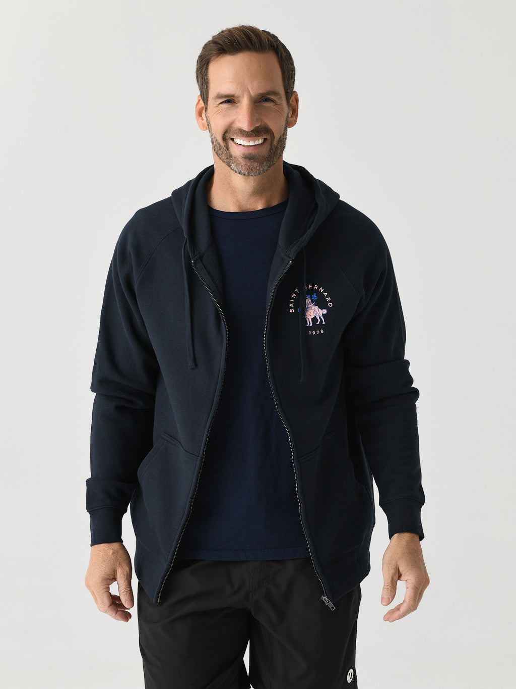 Saint Bernard Men's Goddess Zip Hoodie - Saint Bernard